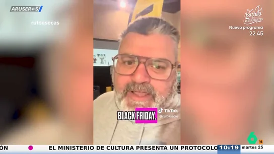 "Si no fuera por los 43.232 mensajes que he recibido ni sabría que es Black Friday": el vídeo de un tiktoker, harto de la publicidad invasiva "Si no fuera por los 43.232 mensajes que he recibido ni sabría que es Black Friday": el vídeo de un tiktoker, harto de la publicidad invasiva