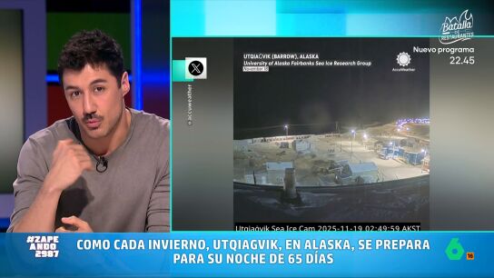 Francisco Cacho explica en este v&iacute;deo por qu&eacute; en Alaska vivir&aacute;n 65 d&iacute;as sin sol: "Se le llama noche polar"
