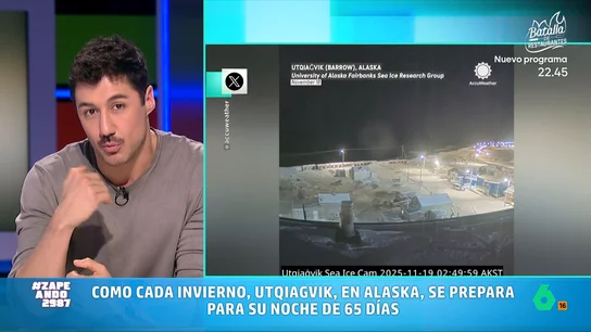 Francisco Cacho explica en este vídeo por qué en Alaska vivirán 65 días sin sol: "Se le llama noche polar" Francisco Cacho explica en este vídeo por qué en Alaska vivirán 65 días sin sol: "Se le llama noche polar"