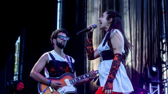 Imagen de archivo de Delaporte en un concierto. Imagen de archivo de Delaporte en un concierto.