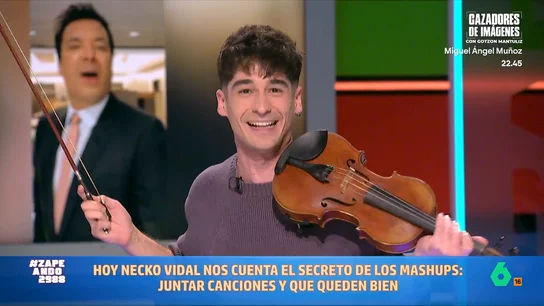 Necko Vidal desvela las tres fórmulas más utilizadas para hacer 'mashups', en vídeo El violinista explica que para hacer un 'mashup' se cogen dos o más canciones para crear una nueva canción en la cual convergen partes de cada una de las mismas.