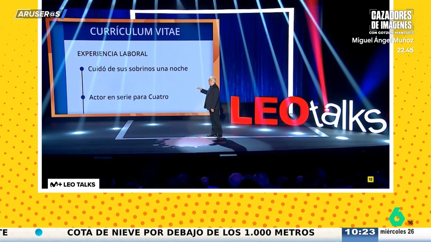 Leo Harlem, a los que mienten en el currículum: "¿Actor en Cuatro? Saliste borracho en Callejeros". Leo Harlem, a los que mienten en el currículum: "¿Actor en Cuatro? Saliste borracho en Callejeros".