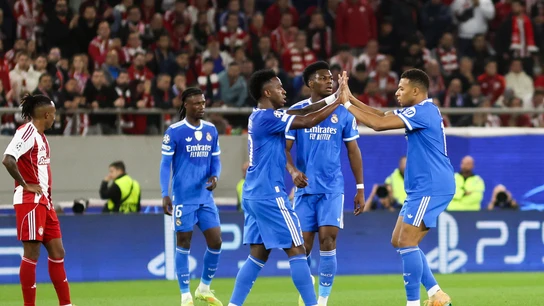 Vinicius Jr y Kylian Mbappé Vinicius Jr y Kylian Mbappé