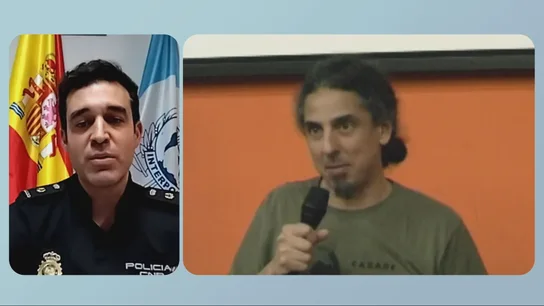 El inspector jefe de la Interpol en España durante su intervención en Más Vale Tarde El inspector jefe de la Interpol en España durante su intervención en Más Vale Tarde