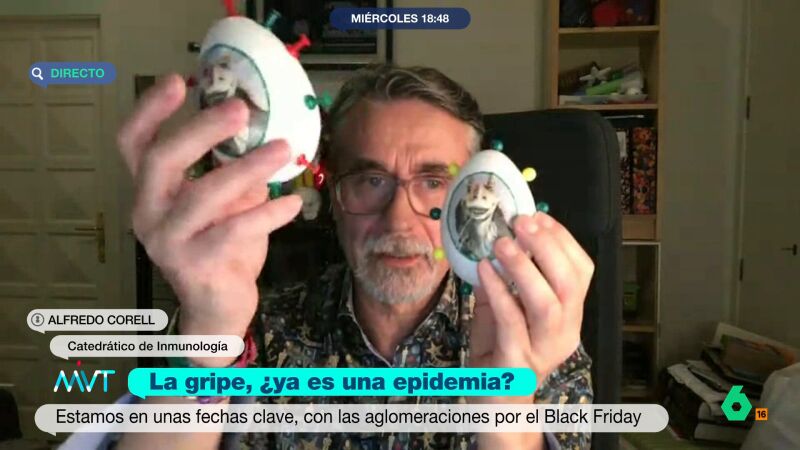 Alfredo Corell analiza la incidencia disparada de gripe en España: "Hay que tomárselo muy en serio"