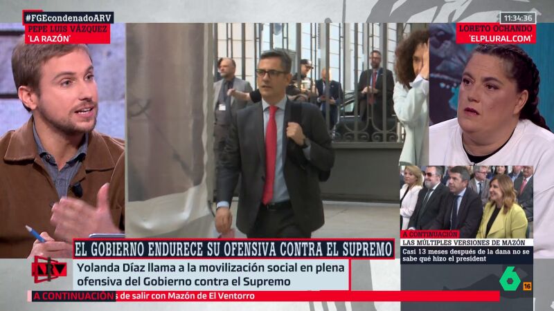 Pepe Luis Vázquez: "Hay una clarísima maniobra que consiste en vender que el fiscal general del Estado es víctima de una persecución política de la derecha"