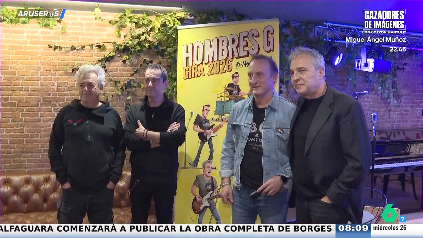 Hombres G anuncia por sorpresa en este vídeo un nuevo disco: "Es importante enganchar a esta nueva generación" Hombres G anuncia por sorpresa en este vídeo un nuevo disco: "Es importante enganchar a esta nueva generación"