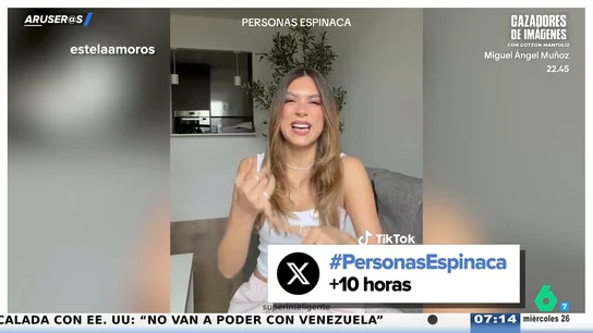 El vídeo de Estela Amorós explicando qué es ser una "persona espinaca": "¿Y todo lo que aparentabas dónde está?" El vídeo de Estela Amorós explicando qué es ser una "persona espinaca": "¿Y todo lo que aparentabas dónde está?"