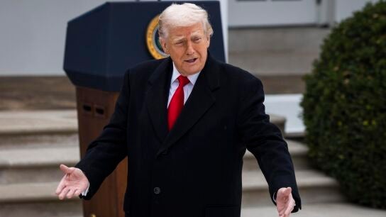 El presidente de EEUU, Donald Trump, en la Casa Blanca. 