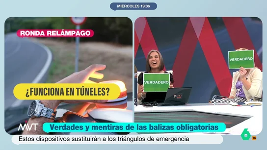 José Luis Torá pone a prueba a Más Vale Tarde sobre las verdades y mentiras de las balizas V16: "¿Funcionan en túneles?" En enero de 2026 todos los vehículos deberán llevar una de estas balizas, que sustituyen a los triángulos de preseñalización. En redes sociales es posible encontrar muchas afirmaciones sobre las mismas. Pero, ¿es información veraz o bulos?