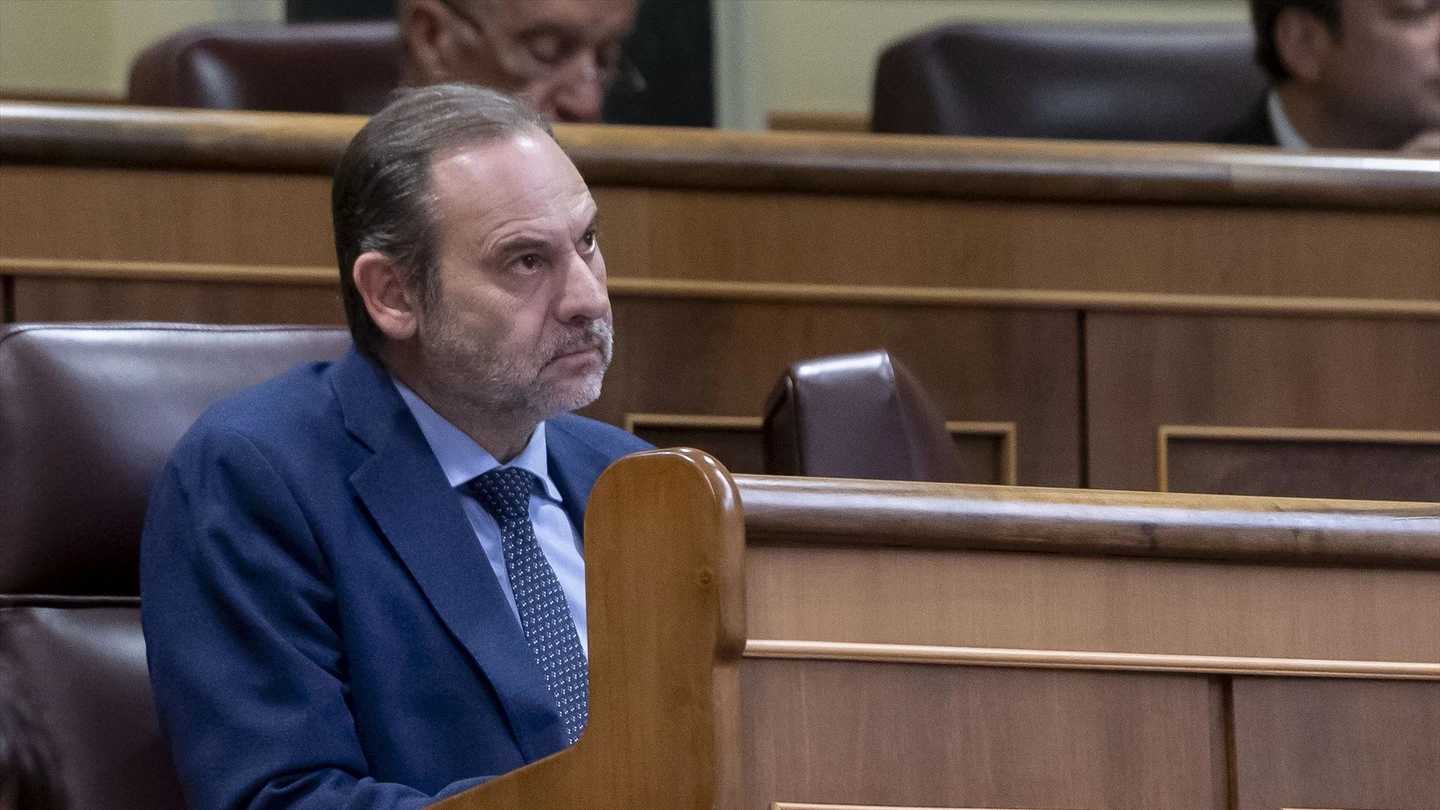 José Luis Ábalos en un pleno en el Congreso. José Luis Ábalos en un pleno en el Congreso.
