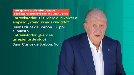 Juan Carlos I dice no arrepentirse ni tener remordimientos y achaca su salida del trono a una "abdicación física" Juan Carlos I dice no arrepentirse ni tener remordimientos y achaca su salida del trono a una "abdicación física"
