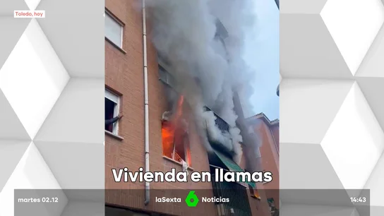 Un incendio en un edificio de viviendas en Toledo deja al menos 8 personas hospitalizadas Un incendio en un edificio de viviendas en Toledo deja al menos 8 personas hospitalizadas