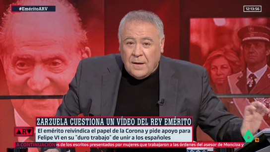 La reacción de Ferreras al mensaje de Juan Carlos I a los jóvenes: "Como si tuviera algún tipo de conexión con ellos" La reacción de Ferreras al mensaje de Juan Carlos I a los jóvenes: "Como si tuviera algún tipo de conexión con ellos"