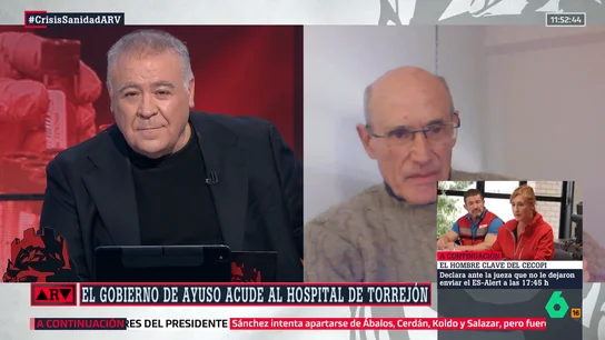 Rafael Bengoa desmiente a Vox al vincular la inmigración con lo ocurrido en el Hospital de Torrejón: "No tiene nada que ver" Rafael Bengoa desmiente a Vox al vincular la inmigración con lo ocurrido en el Hospital de Torrejón: "No tiene nada que ver"