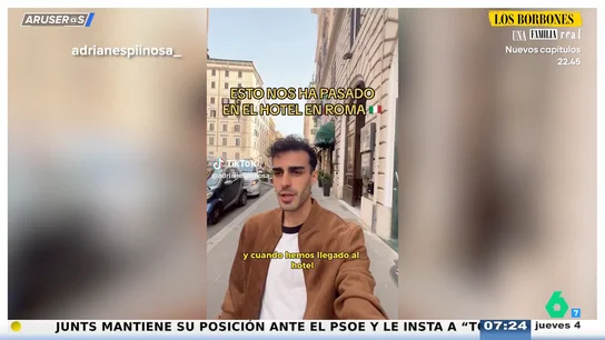 La sorpresa de un andaluz al descubrir que la recepción de su hotel en Roma está dentro de un supermercado: "Para mear y no echar gota" La sorpresa de un andaluz al descubrir que la recepción de su hotel en Roma está dentro de un supermercado: "Para mear y no echar gota"