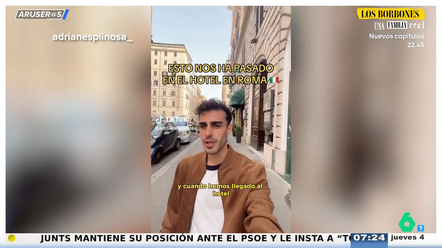 La sorpresa de un andaluz al descubrir que la recepción de su hotel en Roma está dentro de un supermercado: "Para mear y no echar gota" La sorpresa de un andaluz al descubrir que la recepción de su hotel en Roma está dentro de un supermercado: "Para mear y no echar gota"