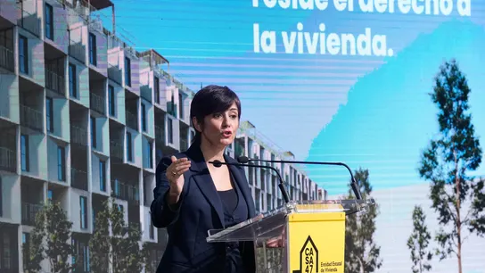 La ministra de Vivienda y Agenda Urbana, Isabel Rodríguez, presenta la Entidad Estatal de Vivienda, una empresa pública de nueva creación, este jueves, en Madrid. La ministra de Vivienda y Agenda Urbana, Isabel Rodríguez, presenta la Entidad Estatal de Vivienda, una empresa pública de nueva creación, este jueves, en Madrid.