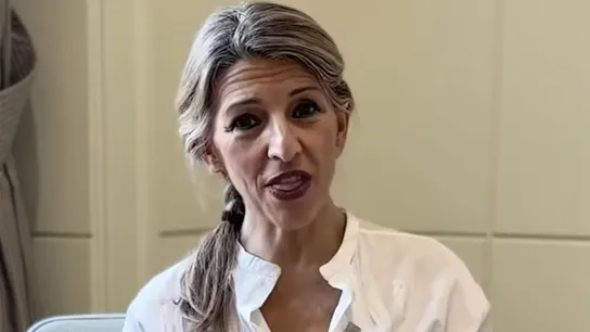 Yolanda Díaz en un vídeo que ha compartido en sus redes sociales Yolanda Díaz en un vídeo que ha compartido en sus redes sociales