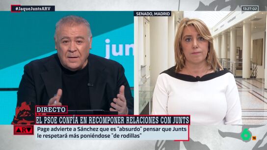 Susana D&iacute;az ve "liquidada" la legislatura y critica que el Gobierno est&eacute; sometido al "chantaje" de Junts: "Es una muerte a pellizcos"