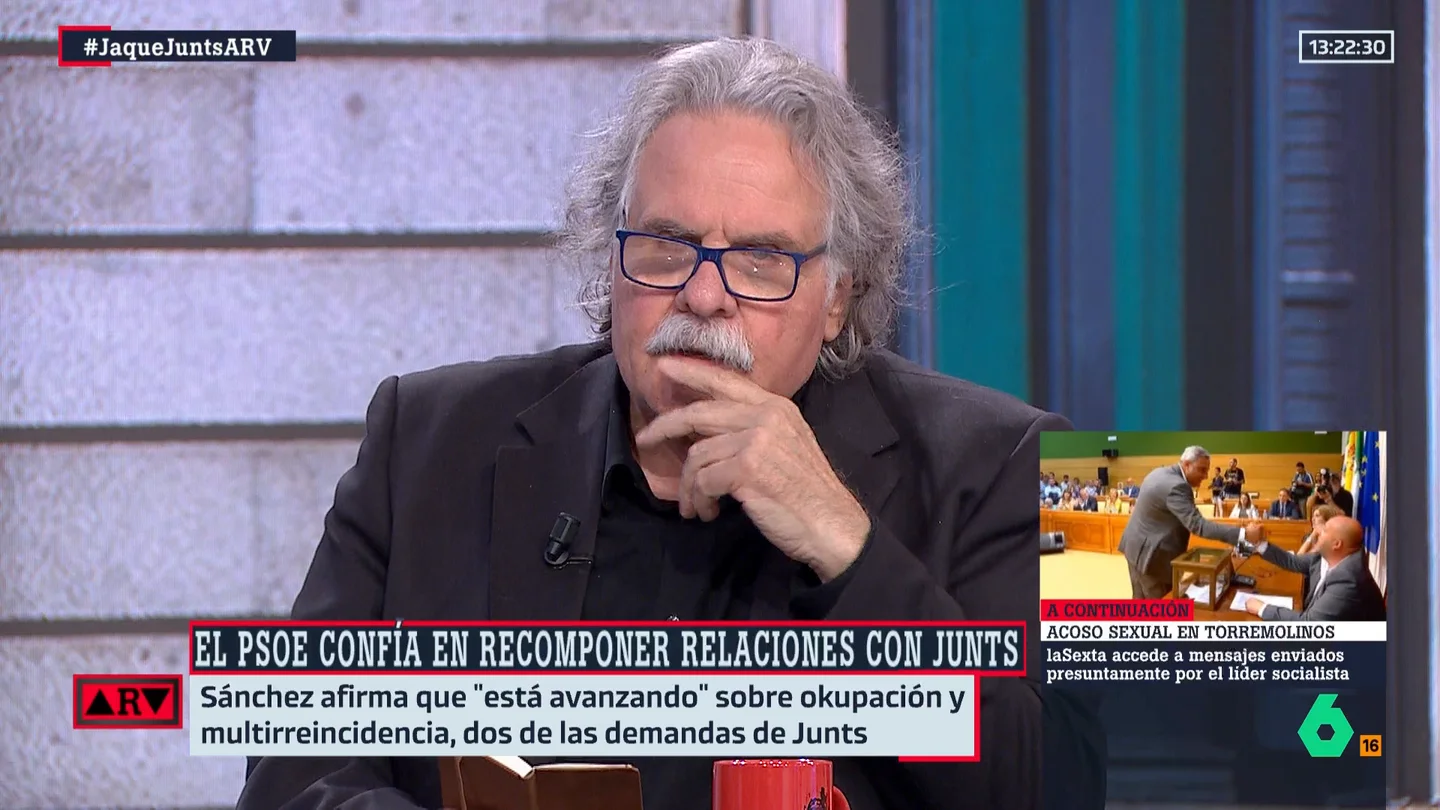 Joan Tardá, sobre la situación de Junts: "Es imposible que ahora pueda hacer un frente con la derecha nacional" Joan Tardá, sobre la situación de Junts: "Es imposible que ahora pueda hacer un frente con la derecha nacional"