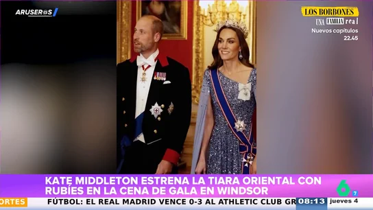 Kate Middleton estrena esta espectacular tiara de rubíes y diamantes de 1853 Kate Middleton