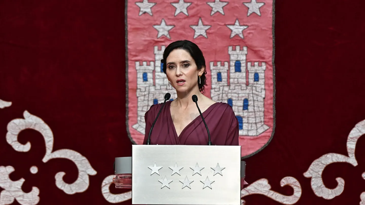 La presidenta de la Comunidad de Madrid, Isabel Díaz Ayuso, en el acto del Día de la Constitución La presidenta de la Comunidad de Madrid, Isabel Díaz Ayuso, en el acto del Día de la Constitución