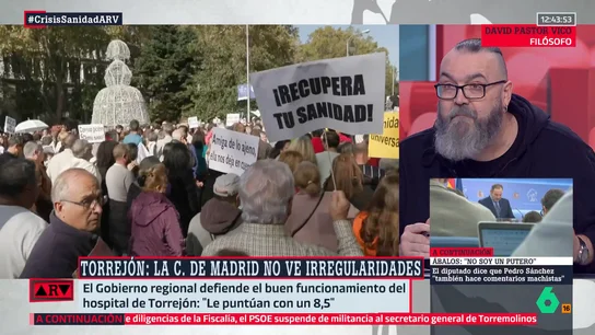 David Pastor advierte sobre la sanidad privada: "Acabaremos pagando como en EEUU por un seguro, entre 500 y 600 euros" David Pastor advierte sobre la sanidad privada: "Acabaremos pagando como en EEUU por un seguro, entre 500 y 600 euros"