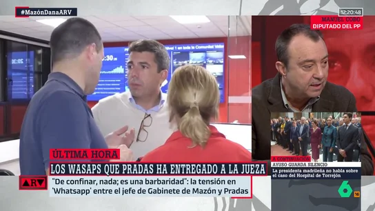 Manuel Cobo señala que Mazón se "equivocó", pero destaca: "El hecho de estar en una comida no cambia lo que ocurrió" Manuel Cobo señala que Mazón se "equivocó", pero destaca: "El hecho de estar en una comida no cambia lo que ocurrió"