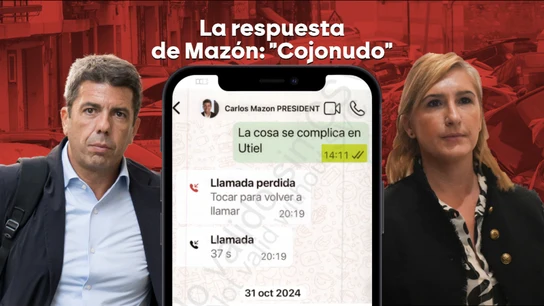 Los mensajes de Salomé Prada a Carlos Mazón el día de la DANA Los mensajes de Salomé Prada a Carlos Mazón el día de la DANA