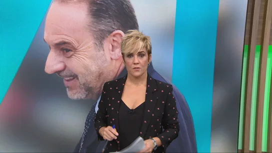 La presentadora de Má Vale Tarde Cristina Pardo durante uan de sus intervenciones en el programa La presentadora de Má Vale Tarde Cristina Pardo durante uan de sus intervenciones en el programa