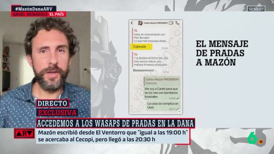 &Aacute;ngel Mun&aacute;rriz, sobre Carlos Maz&oacute;n: "En su caso no podemos criticar lo que hizo porque no hizo nada"