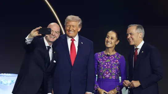 Trump con el presidente de la FIFA Trump con el presidente de la FIFA