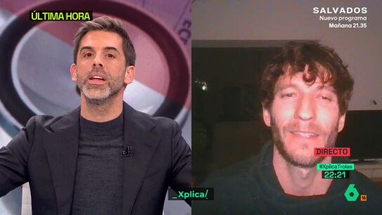 Pablo Linde, periodista de 'El Pa&iacute;s', a la derecha; a la izquierda, Jos&eacute; Y&eacute;lamo