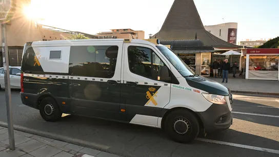 Un furgón de la Guardia Civil, en la Ciudad de la Justicia de Almería Un furgón de la Guardia Civil, en la Ciudad de la Justicia de Almería