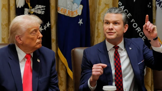 Hegseth, con Trump Hegseth, con Trump