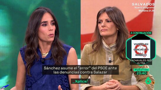 Pilar Velasco, cr&iacute;tica con el PSOE