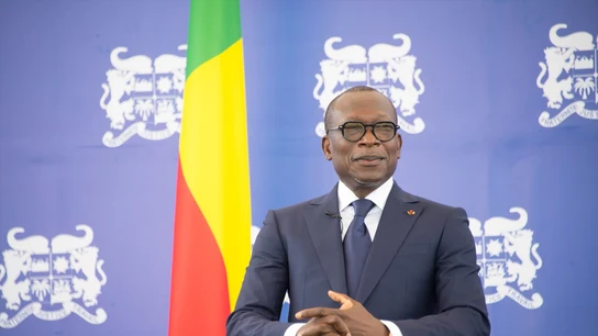 Patrice Talon, presidente de Benín, en una foto de archivo Patrice Talon, presidente de Benín, en una foto de archivo