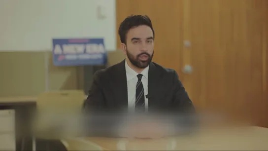 Mamdani en su vídeo subido a redes sociales. Mamdani en su vídeo subido a redes sociales.