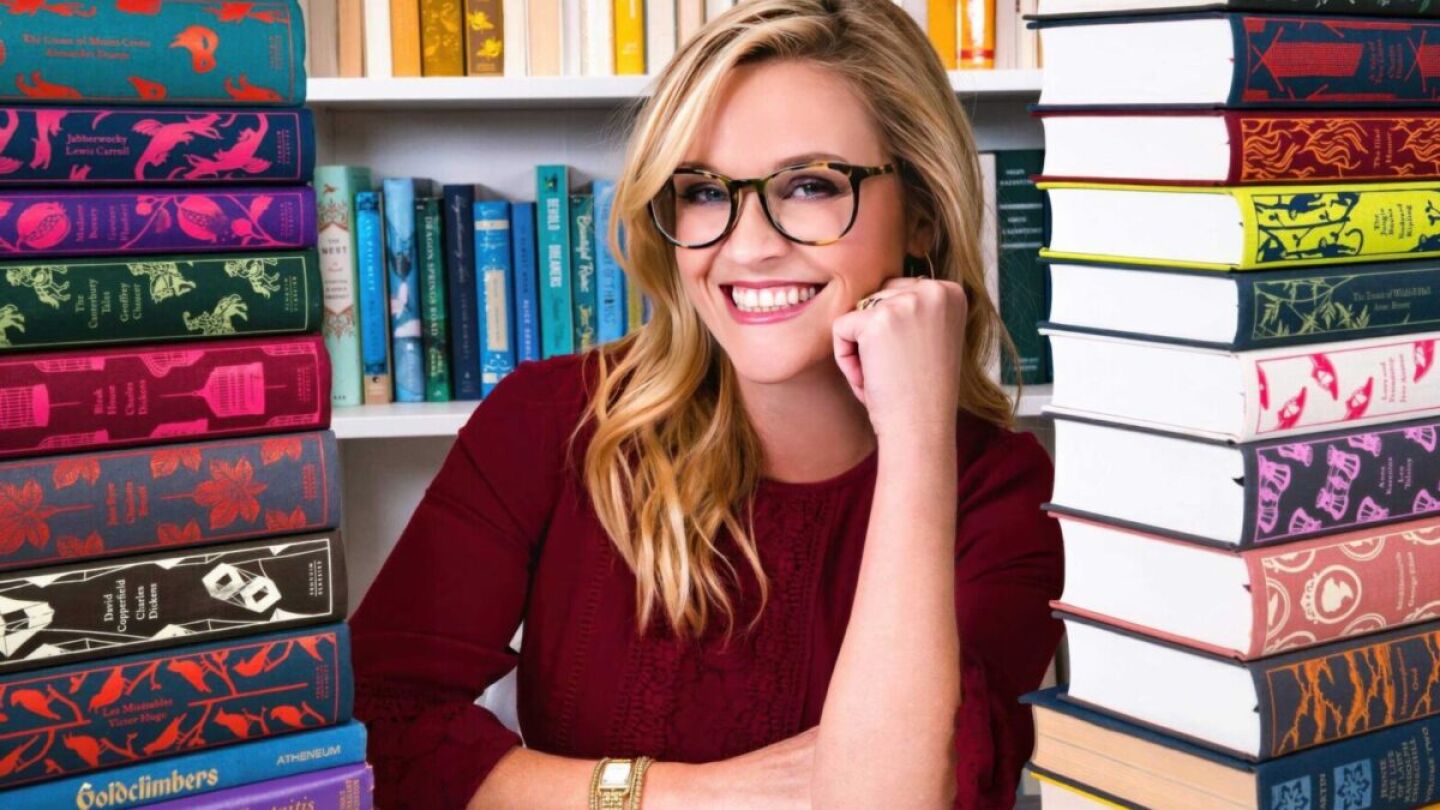 Reese Witherspoon en una imagen promocional de su club de lectura