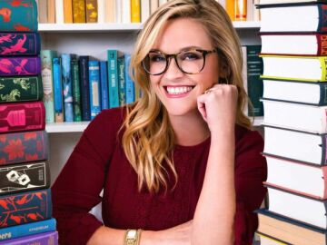 Reese Witherspoon en una imagen promocional de su club de lectura