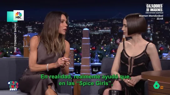 Victoria Beckham desvela a Jimmy Fallon por qué la llamaban la 'spice girl pija': "Me gastaba todo el presupuesto" Victoria Beckham visitaba 'The Tonight Show' de Jimmy Fallon, donde tuvo la oportunidad de sorprender a Lilly Collins, hablar de sus orígenes de 'clase obrera' y desvelar el origen del apodo de la 'spice girl pija'.