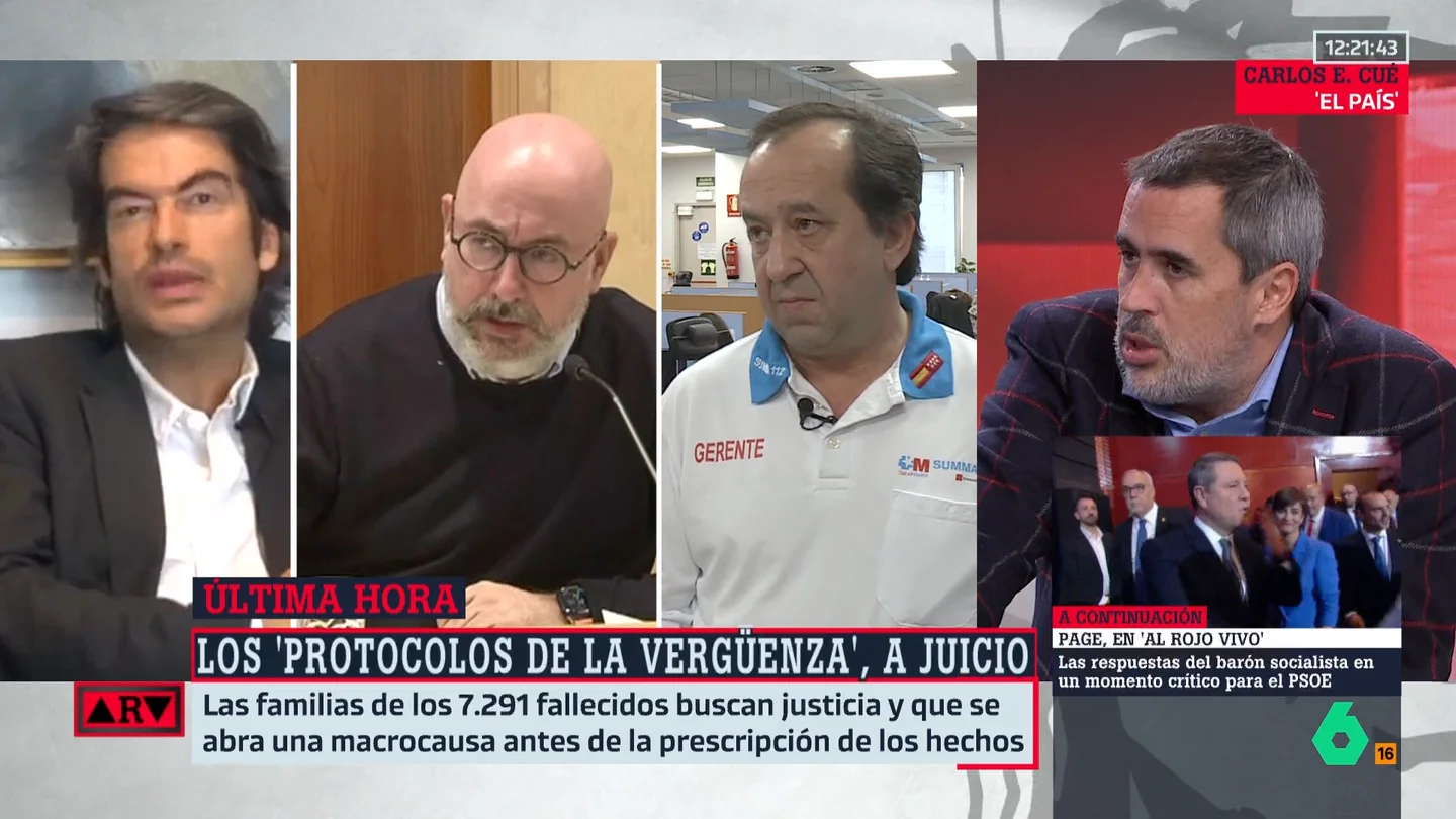Carlos E. Cué reacciona a las ausencias de Mur y Pablo Busca: "No sé qué abogado te puede aconsejar que hagas una barbaridad así" Carlos E. Cué reacciona a las ausencias de Mur y Pablo Busca: "No sé qué abogado te puede aconsejar que hagas una barbaridad así"