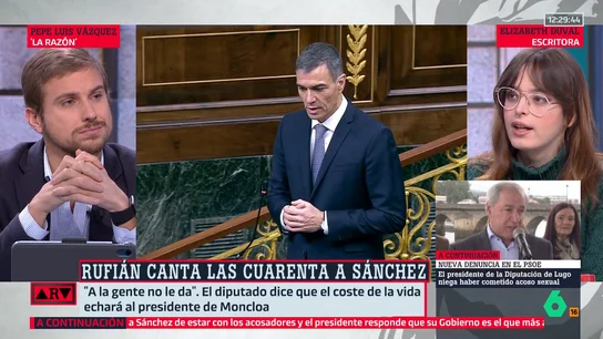 La reflexión de Duval tras las palabras de Rufián: "La situación de la vivienda explica el voto a la extrema derecha" La reflexión de Duval tras las palabras de Rufián: "La situación de la vivienda explica el voto a la extrema derecha"