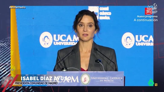 Wyoming responde a Ayuso tras celebrar la sentencia a García Ortiz: "¿A que se nota que le estaba dando la risa?" Wyoming responde a Ayuso tras celebrar la sentencia a García Ortiz: "¿A que se nota que le estaba dando la risa?"