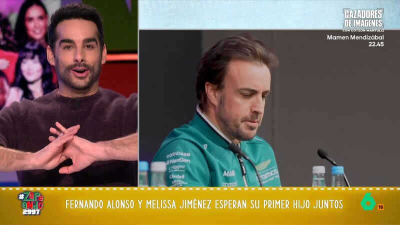 Juan Sanguino explica lo que se sabe hasta ahora del hijo que esperan Fernando Alonso y Melissa Jiménez