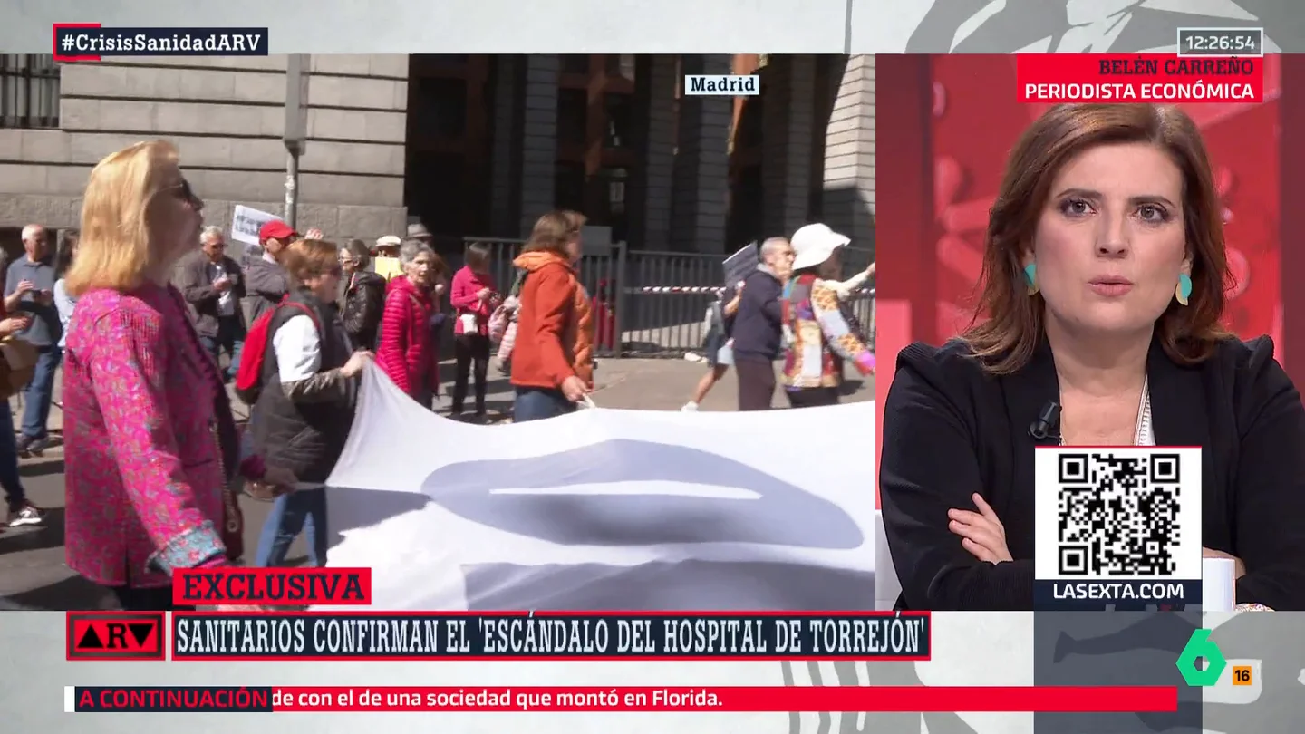 Belén Carreño critica la actitud de Ayuso tras el caso en Torrejón: "Se ve que la vida de los madrileños no le preocupa excesivamente" Belén Carreño critica la actitud de Ayuso tras el caso en Torrejón: "Se ve que la vida de los madrileños no le preocupa excesivamente"