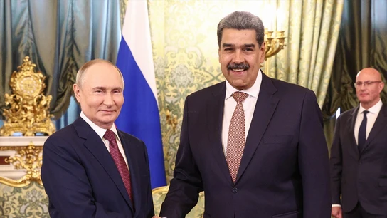 Foto de Nicolás Maduro y Vladimir Putin en la visita a Moscú del presidente venezolano Foto de Nicolás Maduro y Vladimir Putin en la visita a Moscú del presidente venezolano