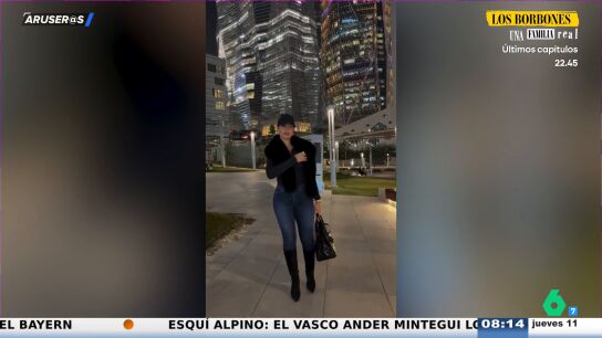 El v&iacute;deo de Georgina Rodr&iacute;guez "presumiendo de anillo y gl&uacute;teos" en Dub&aacute;i: "Siempre est&aacute; de espaldas"