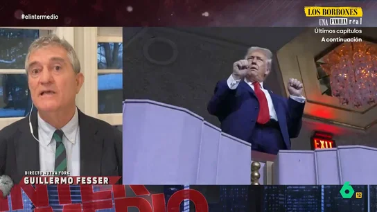 Guillermo Fesser, sobre la decisión de Trump de revisar las redes de quien viaje a EEUU: "Se pueden quedar sin turistas" Guillermo Fesser analiza en este vídeo la última y polémica medida de Trump, que plantea revisar los últimos cinco años en redes sociales de los turistas que viajen a EEUU, por la que "ya se habla de un Gobierno parecido al de China".